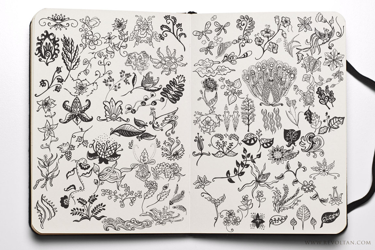 103 Erlinda Hand Drawn Elements, a Decorative Illustration by Revoltan Studios (Photo 2 of 2)