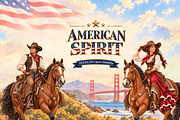 American Spirit – 70 USA Clipart, an Object Illustration by MarisoArt (Thumbnail 1 of 8)