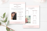 Photography Price List Template, a Flyer Template by By Stephanie Design