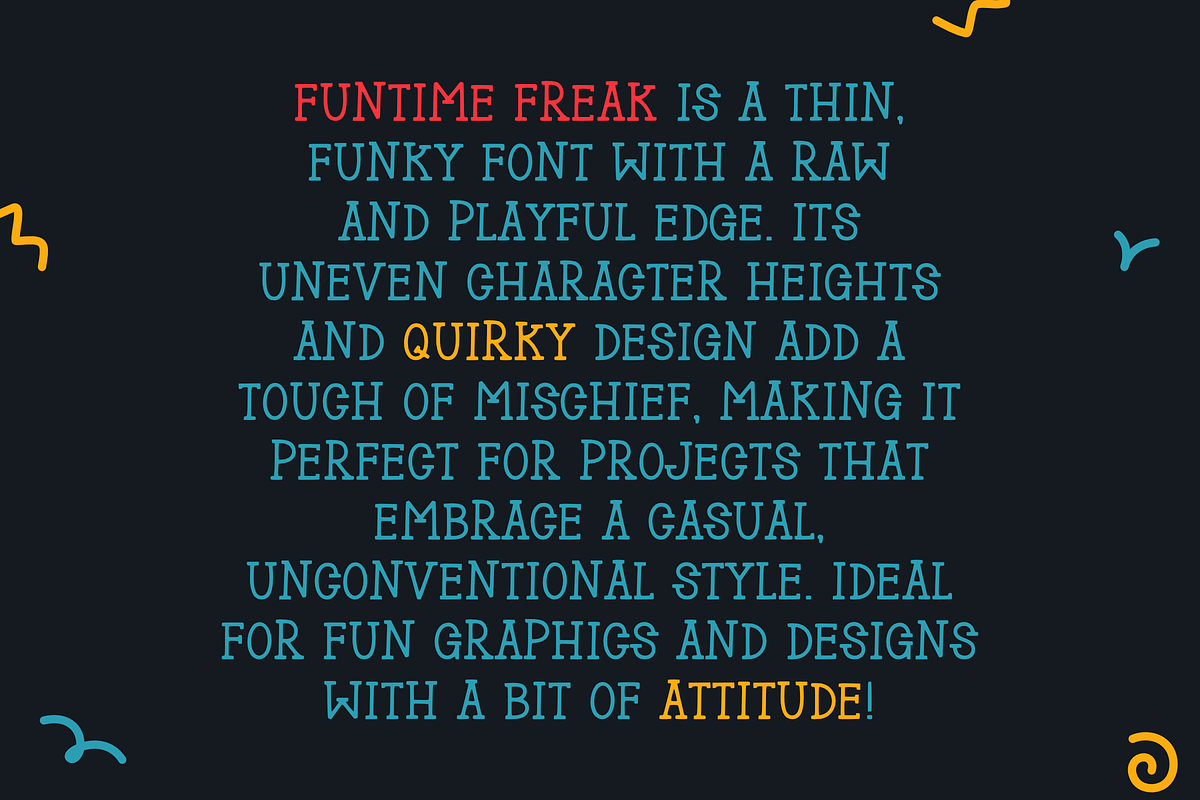 Funtime Freak, a Slab Serif Font by RADesigns21 (Photo 3 of 8)