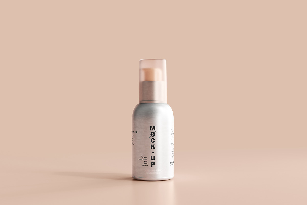 Aluminum Cosmetic Mockup Bundle, a Cups & Container Mockup by pmvch (Photo 110 of 206)