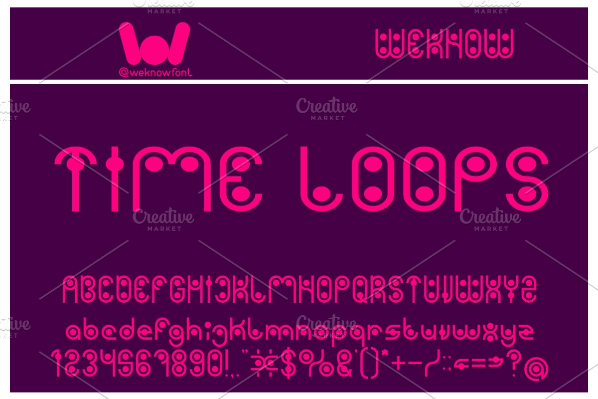 Phytoplankton font, a Font by weknow (Photo 2 of 5)