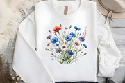 Watercolor Botanical Forest Wildflow, an Illustration by DreamCafeArt (Thumbnail 6 of 7)