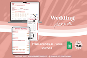 Spreadsheet Wedding Planner Template, a Templates & Theme by bellaROSEworkshop (Thumbnail 3 of 6)