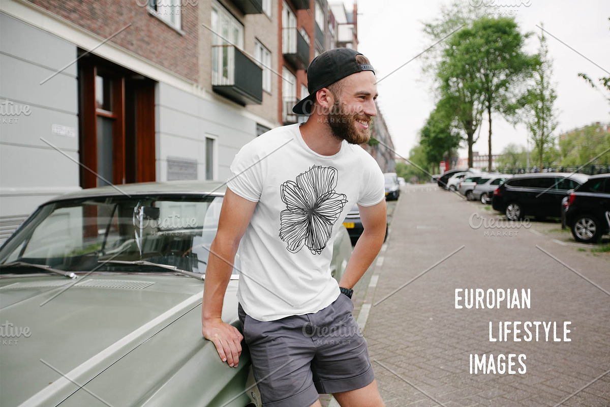 T-Shirt Mockup pack / Urban Edition, a Shirt Mockup by Arfis (Photo 13 of 28)