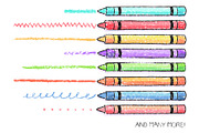 Hand Drawn Crayon Brushes, a Brush Add-On by Side Project (Thumbnail 3 of 4)