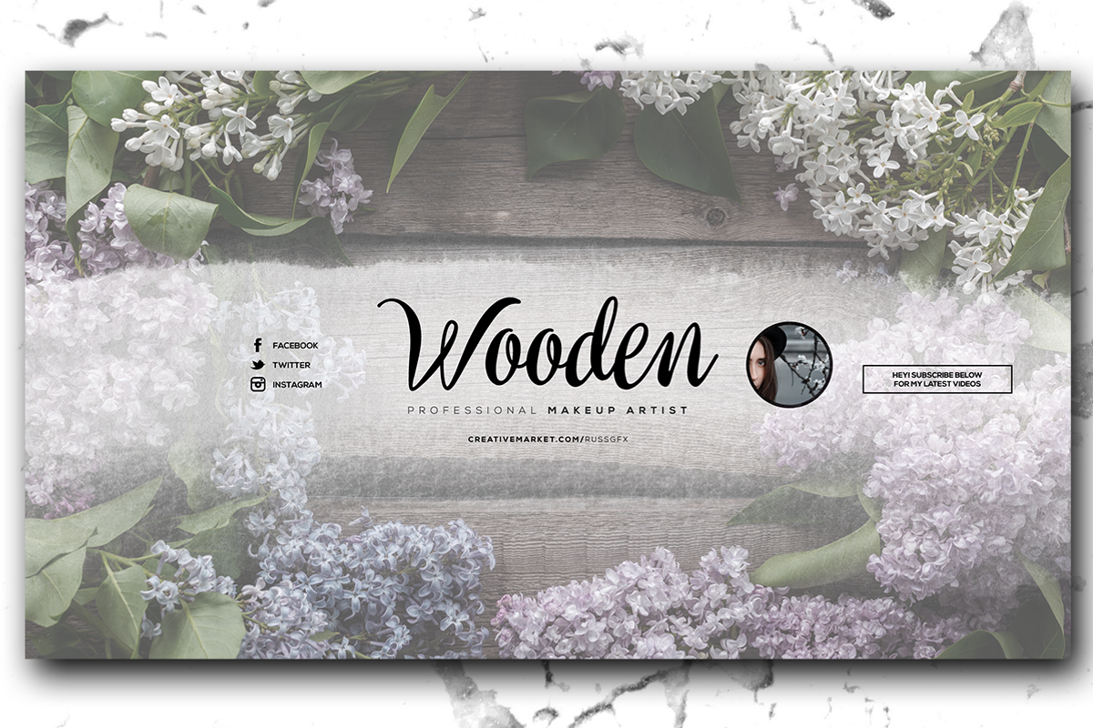 10 Youtube Channel Art Banners vol.4, a Social Media Template by RussGFX (Photo 15 of 17)