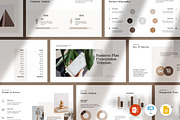 Business Plan PowerPoint Template, a Presentation Template by evgenystudio (Thumbnail 1 of 17)