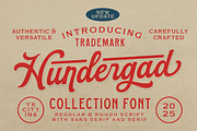 UPDATE - Hundergad Collection Font, a Script Font by Letterhend Studio (Thumbnail 1 of 10)