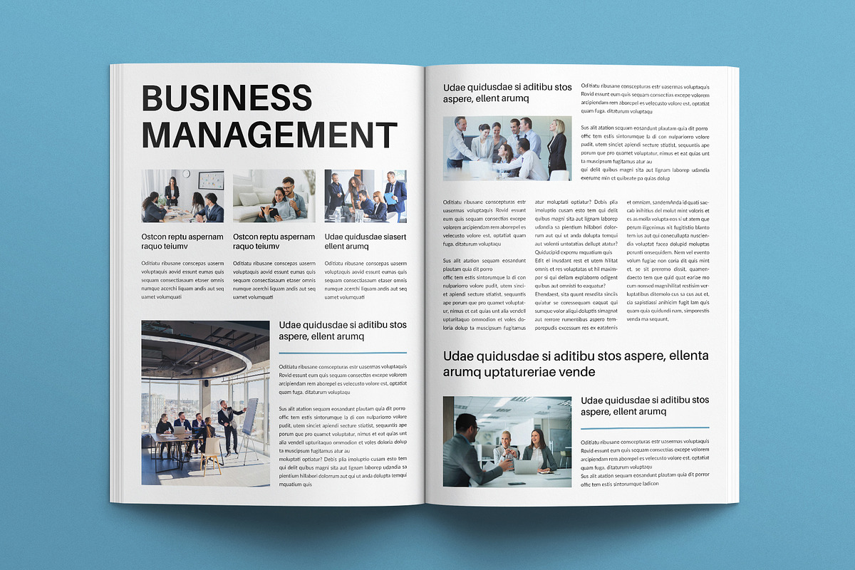 Newsletter Template, a Brochure Template by E-Type (Photo 4 of 7)