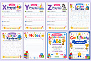 Alphabet Practice Book | Letter, a Stationery Template by Mustafiz (Thumbnail 4 of 4)