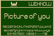 Portrait Photography font, a Sans Serif Font by weknow (Thumbnail 4 of 8)
