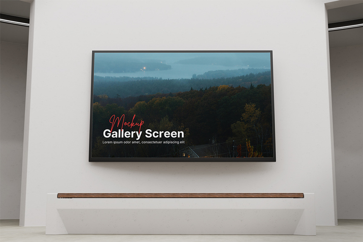 Gallery Screen Mockup, a Device Mockup by HanaSaka_Studio