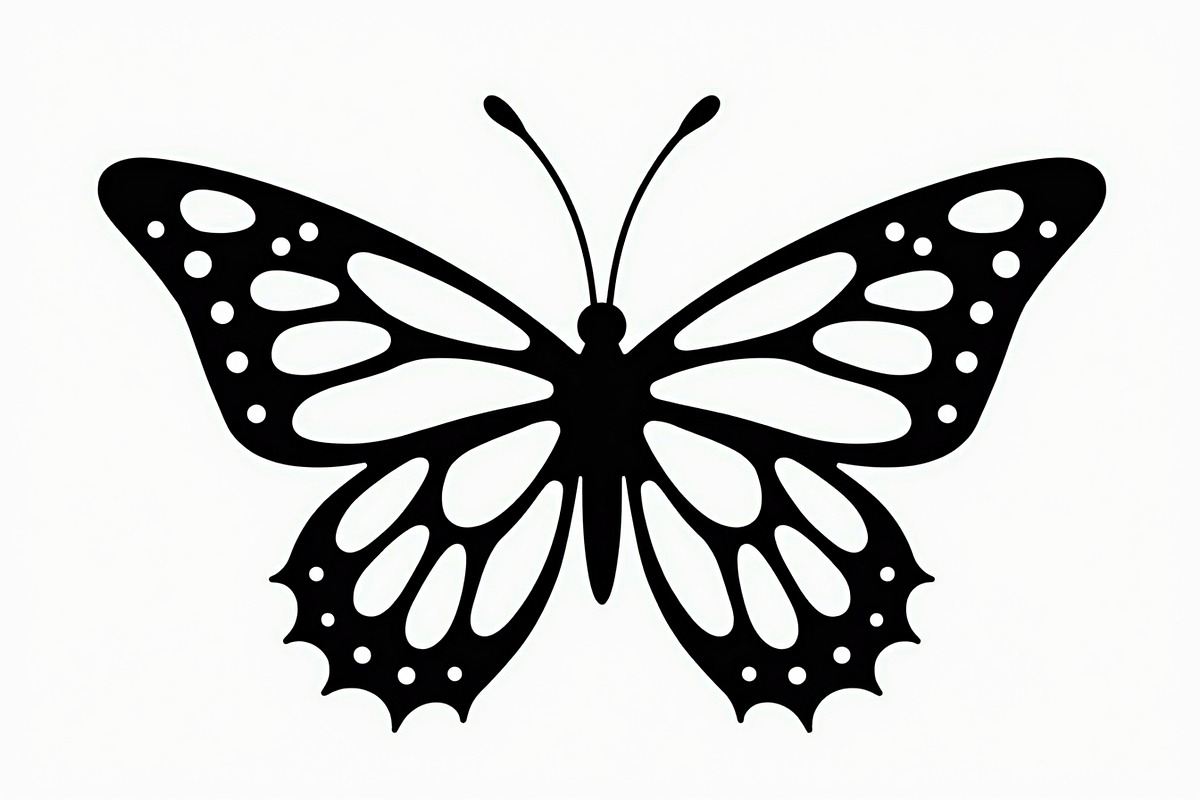 Delicate Butterfly Laser Cut Design, an Illustration by hafijul (Photo 13 of 13)