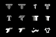 12 T Letter Logos - Vector & Mock-Up, a Branding & Logo Template by Multiple (Thumbnail 3 of 5)
