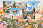Countryside Landscape Backgrounds, a Background Graphic by Jakayla Digital Co (Thumbnail 7 of 9)