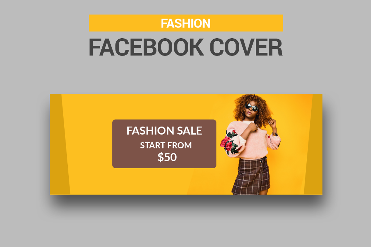 Fashion Facebook Cover, a Social Media Template by Creatricks