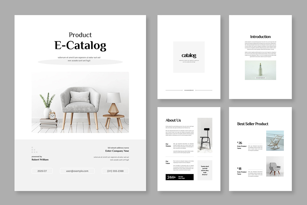 Ebook Product Catalog Template, an UI Kit Template by ContestDesign (Photo 1 of 3)