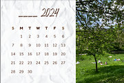2024 June Calendars (summer themes), a Poster Template by SooJungChoi3 (Thumbnail 2 of 6)
