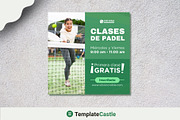 Padel Tennis Class Flyer Template, a Templates & Theme by TemplateCastleStore (Thumbnail 2 of 3)