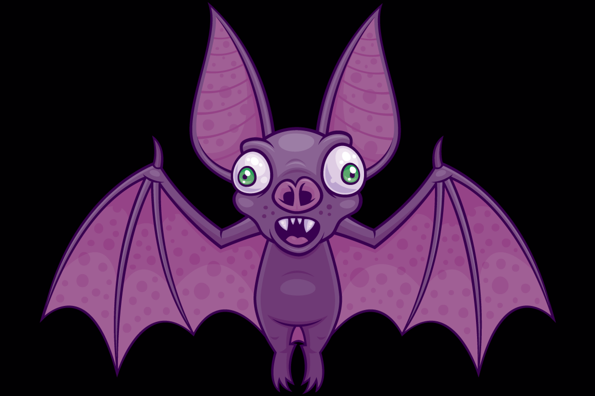 Wacky Vampire Bat, an Animal Illustration by Schwegel Illustration