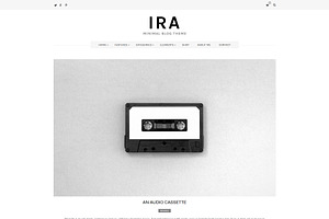 Ira - Minimal Blog WordPress Theme