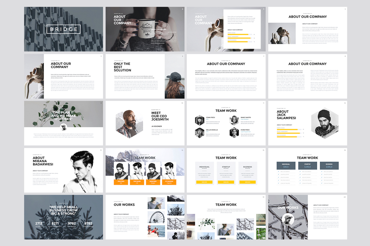 Bridge - Creative Keynote Template, a Presentation Template by Slidehack (Photo 2 of 4)