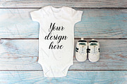 29 Baby Bodysuit mockup bundle., a Print Template by MockupMarket (Thumbnail 18 of 30)