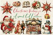 Christmas Vintage clipart, a Seasonal Illustration by clipartconnection (Thumbnail 1 of 2)