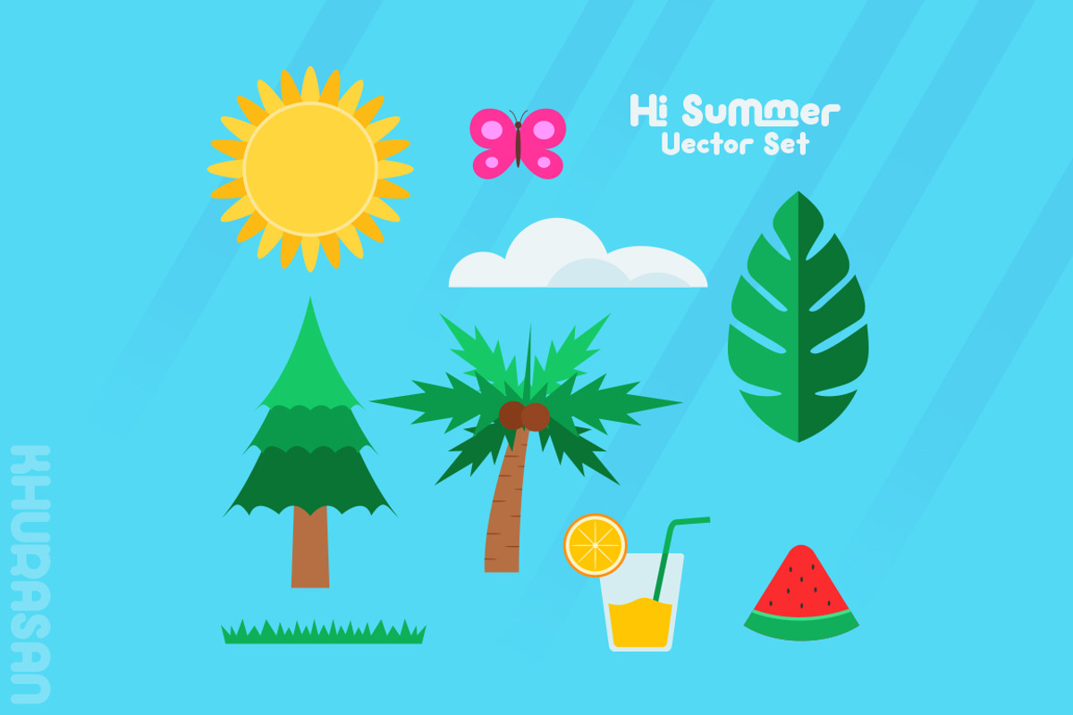 Hi Summer Layered Font preview 4