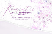Romantic Line Art Butterflies Vector, an Illustration by NATASHA CHU (Thumbnail 1 of 18)