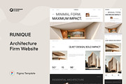 Architecture Firm Website UI Figma, an UI Kit Template by peterdraw (Thumbnail 1 of 7)