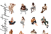Abstract people, Women at home, a Person Illustration by Yana_mide (Thumbnail 3 of 7)