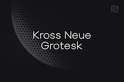 KROSS NEUE GROTESK - The Font Family, a Sans Serif Font by Designova® (Thumbnail 1 of 10)