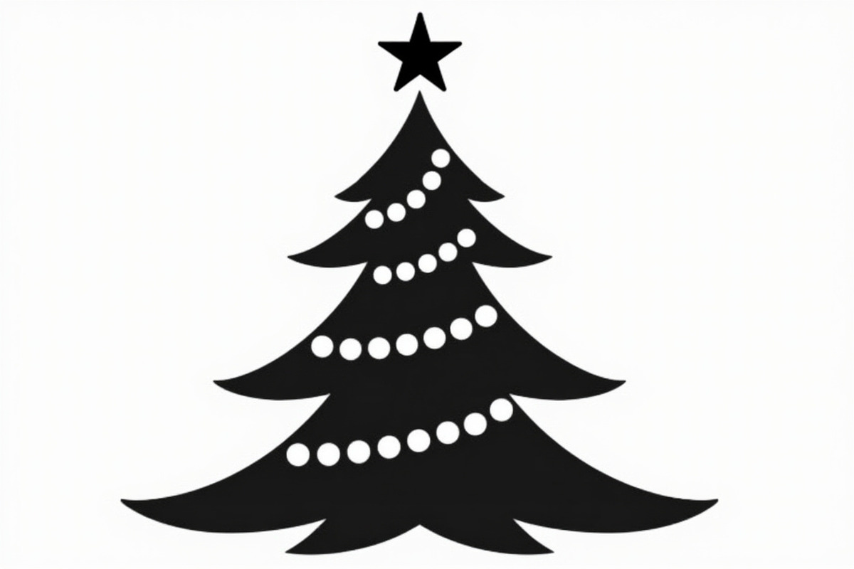 Merry Christmas Tree Clipart Collect, an Illustration by jahid234 (Photo 5 of 21)