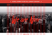 Creative one page website template, a Landing Page Template by Grafixity (Thumbnail 2 of 5)