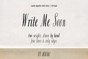 Write Me Soon Handwritten Font Duo, a Handwritten Font by Mneme (Thumbnail 8 of 9)