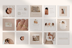 Jewellery Instagram Templates Canva