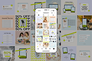 Retro + Bright Instagram Templates, a Social Media Template by Madewest Supply Co. (Thumbnail 3 of 7)
