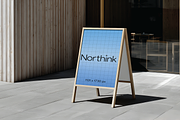 Modern Wooden Frame Sign Mockup, a Mockup by Northink (Thumbnail 2 of 2)