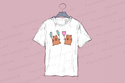 Cute Capybara with Balloons, an Animal Illustration by Palau (Thumbnail 2 of 12)