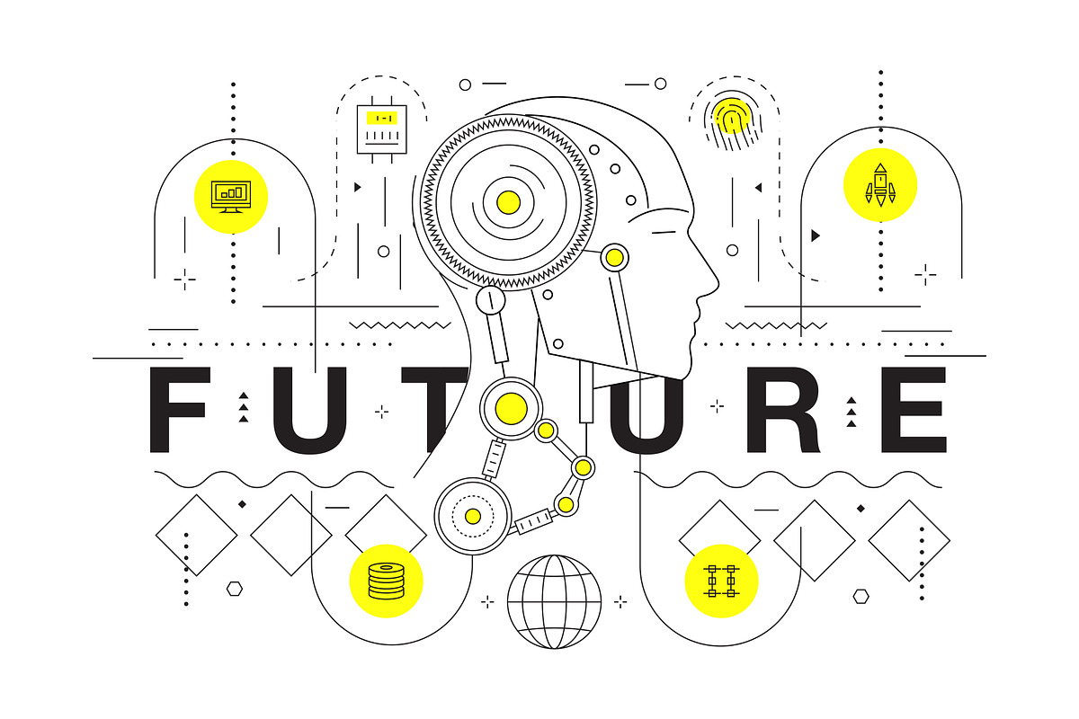Cyber future is now, a Healthcare Illustration by Vladimir Vihrev (Photo 1 of 3)