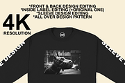 Long Sleeve Mockup Gildan 2400&5400, a Shirt Mockup by Infinity Mockups (Thumbnail 2 of 6)