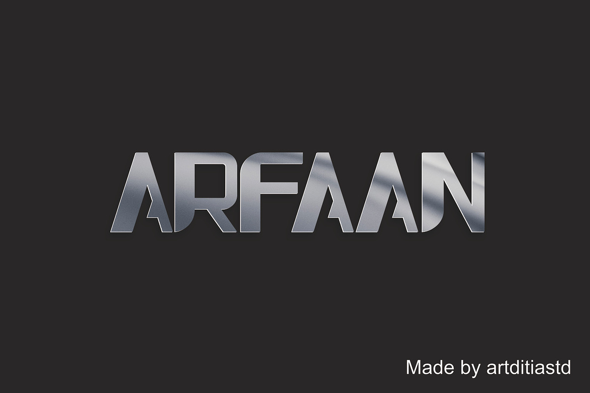 Arfaan font, a Symbol Font by artditiastd (Photo 3 of 3)