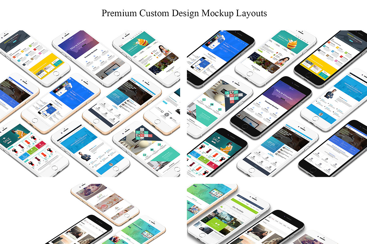 ALL 3D iPHONE MOCK-UP BUNDLE VOL-9, an iPhone Mockup by Graphicsworld125 (Photo 4 of 19)