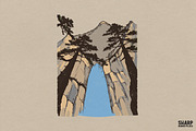 Vintage National Park Canyon, an Object Graphic by SharpMarketplace (Thumbnail 1 of 4)