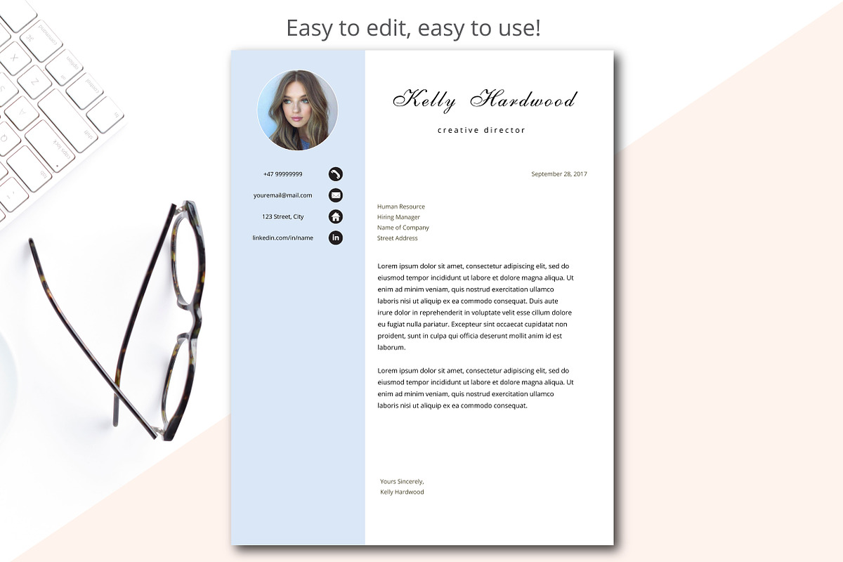 Creative Director Resume Template, a Resume Template by Annakristal (Photo 3 of 5)
