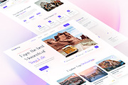Travel Agency Website Template, an UI Kit Template by Tanvir Ahammed Tamim (Thumbnail 2 of 3)