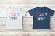 Cute Sharks Set and Patterns, an Animal Illustration by Lemon Workshop (Thumbnail 6 of 16)