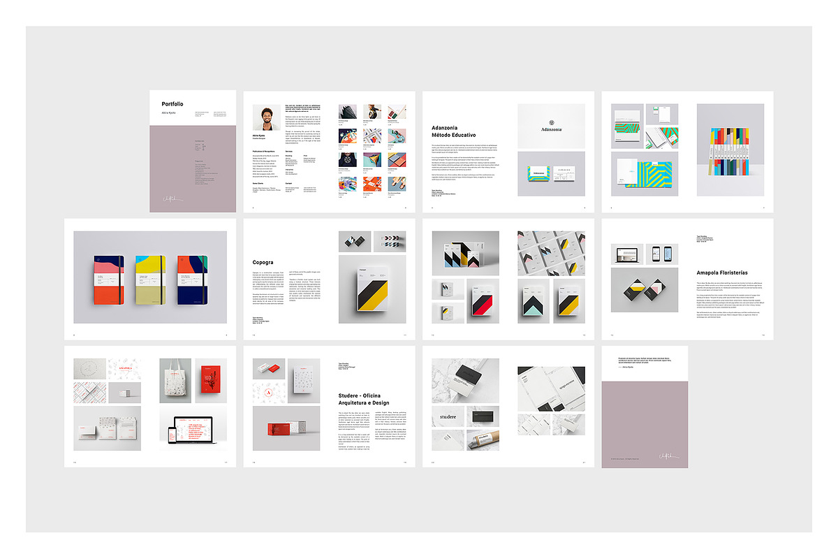 Minimal Portfolio Template, a Brochure Template by Jorge Lima (Photo 10 of 10)